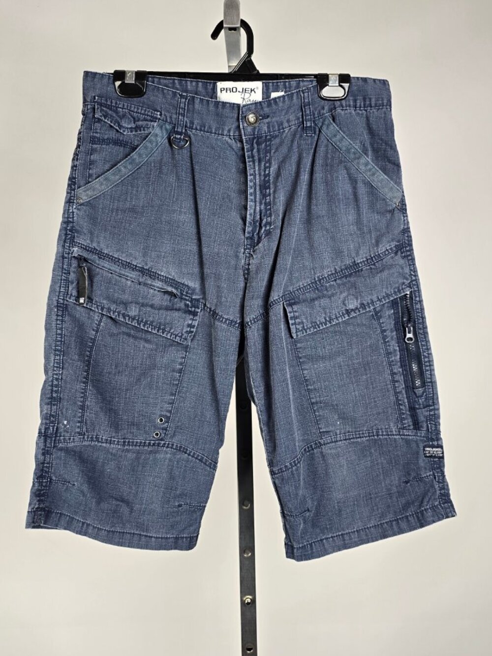 Projek Raw Blue Utility Cargo Shorts Men’s 33